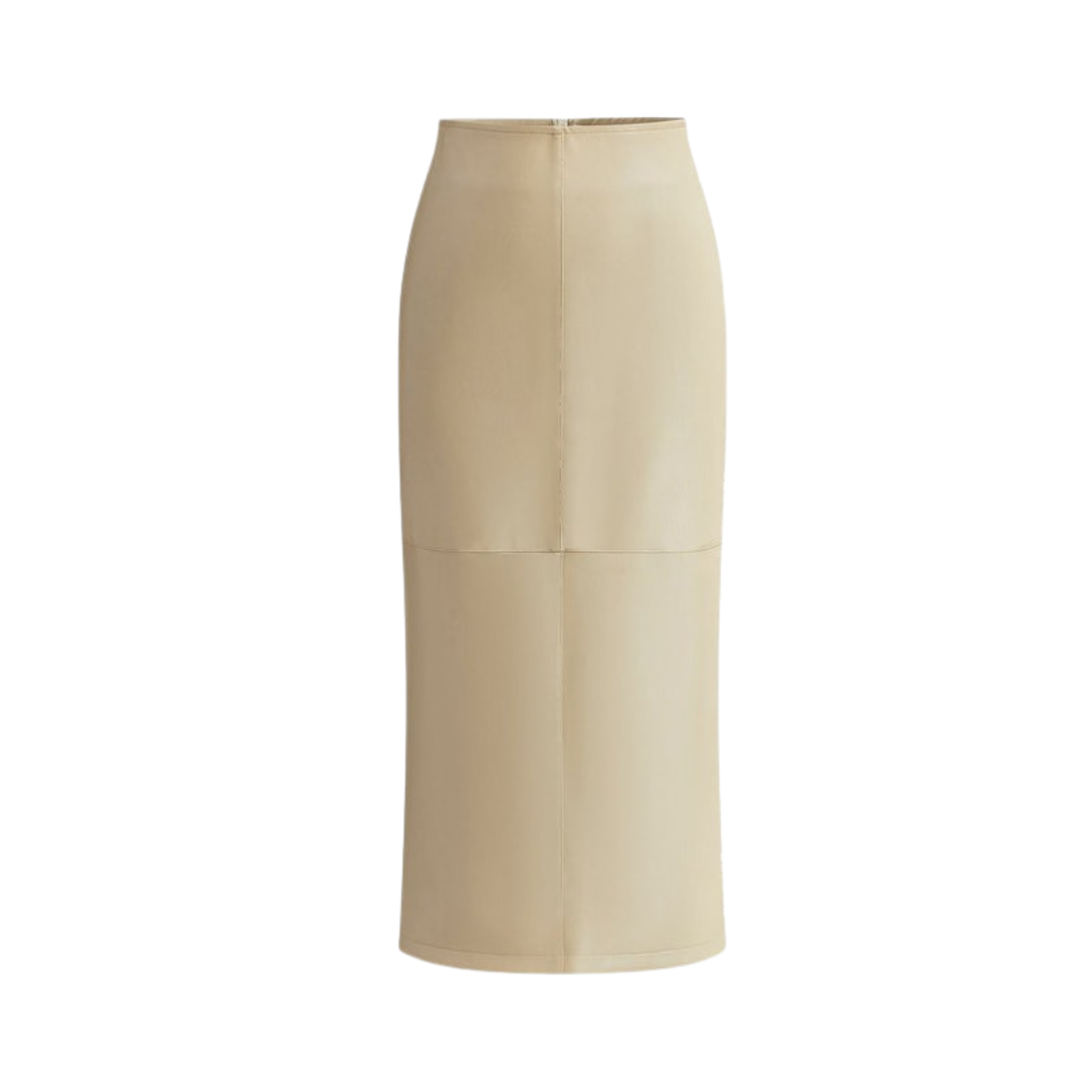 | Women’s Summer High Waist Midi Skirt