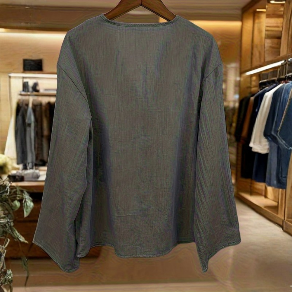 Women’s Bohemian V-Neck Casual Blouse