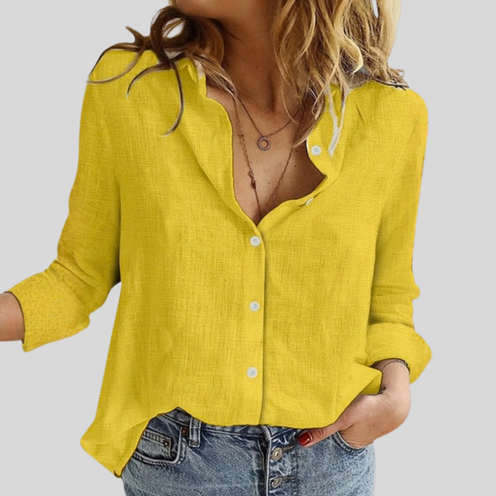 Women’s Elegant Loose Long Sleeve Blouse