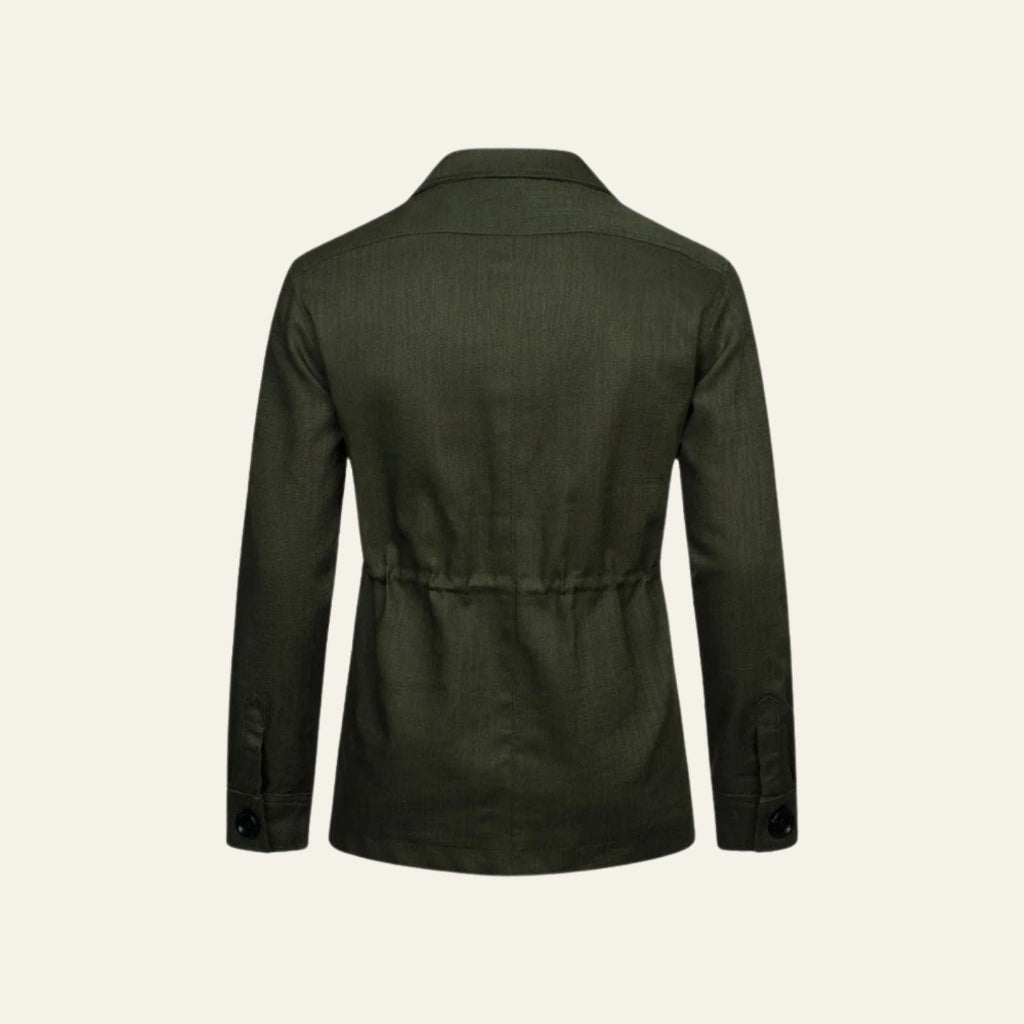 Edinburgh | Heritage Field Coat in Durable Polyester-Linen Blend for Outdoor Elegance 8