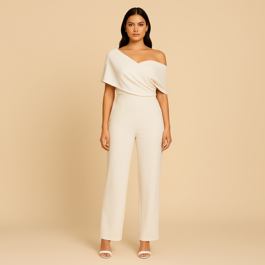 Elegant Jumpsuit with Streamlined Spring Fit