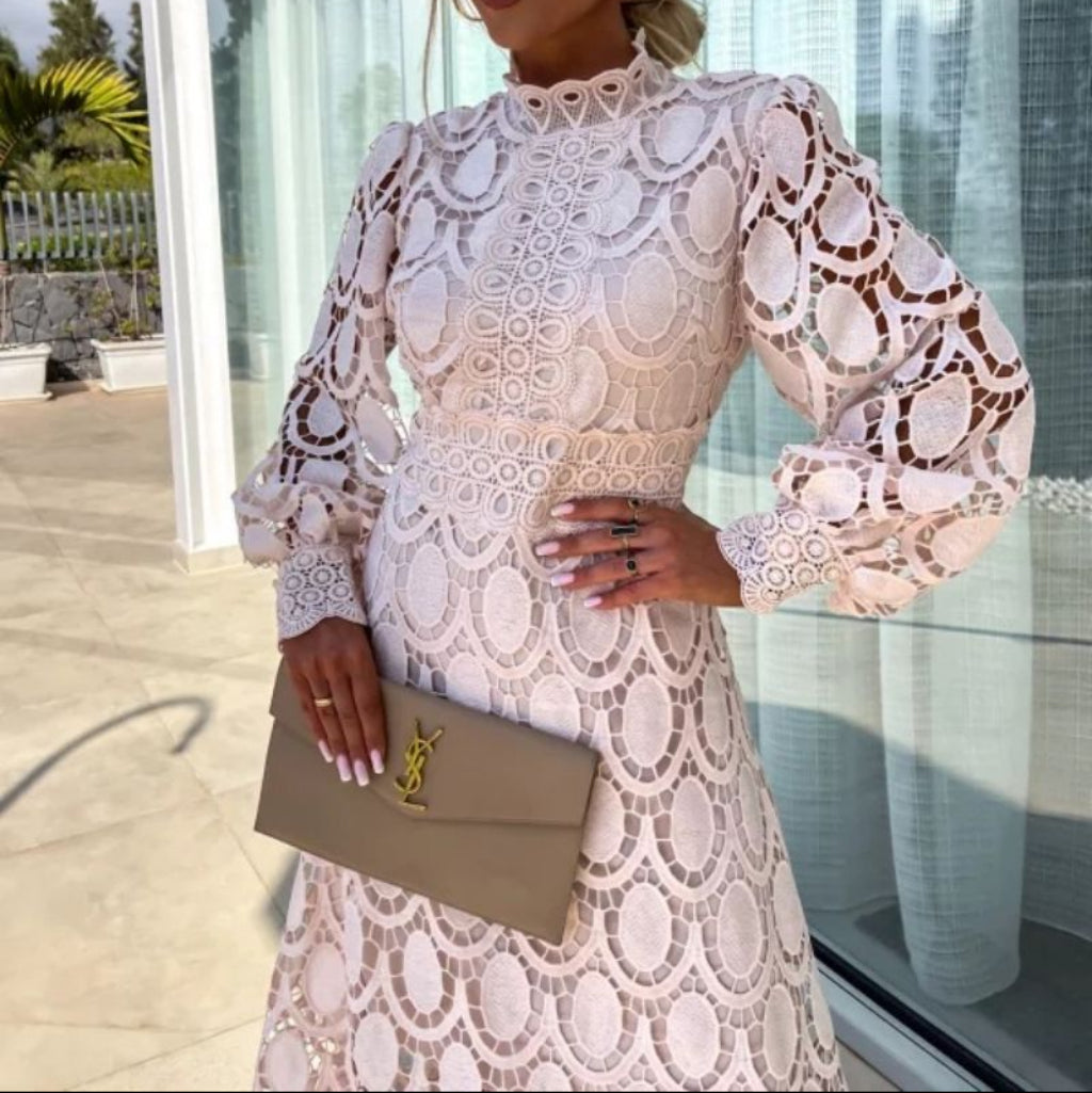 Stella | Elegant Long Sleeve Evening Dress for Summer Events and Formal Gatherings 2