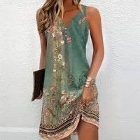 Elegant Floral Maxi Dress with Soft Flow