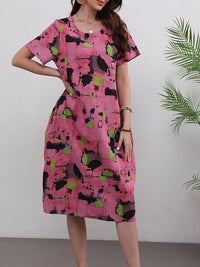 Women’s Elegant Linen Tunic Dress