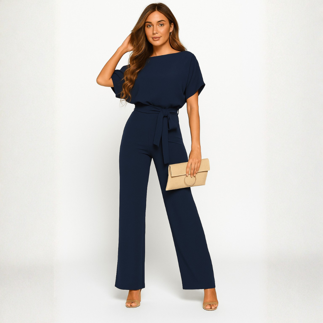 | Tie Belt Jumpsuit
