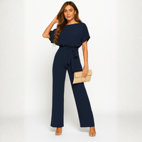 | Tie Belt Jumpsuit