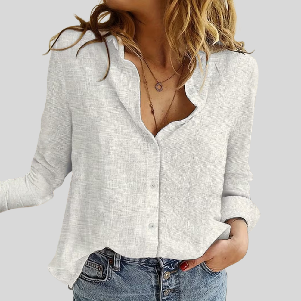 Women’s Elegant Loose Long Sleeve Blouse