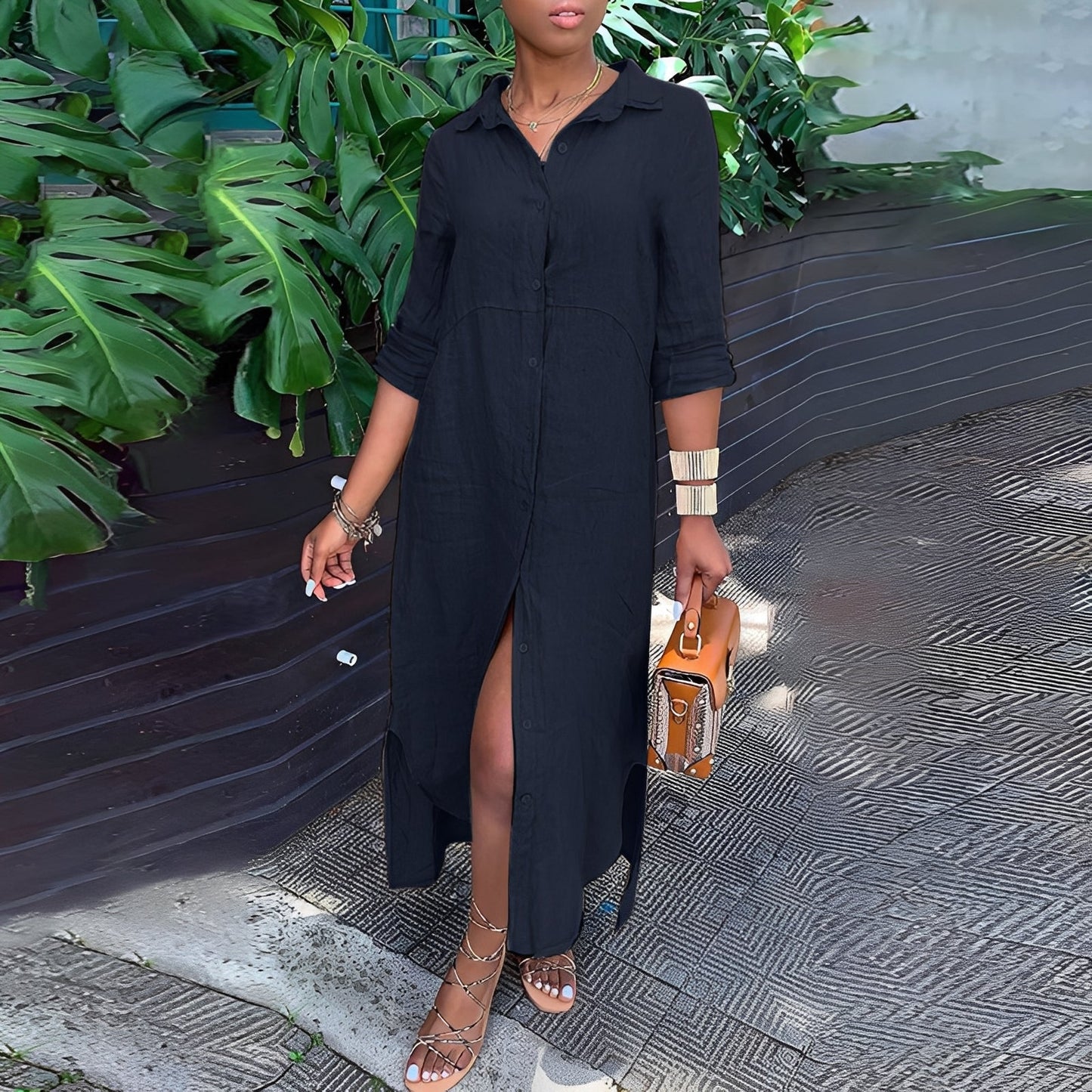 Women’s Relaxed Casual Shirt Dress