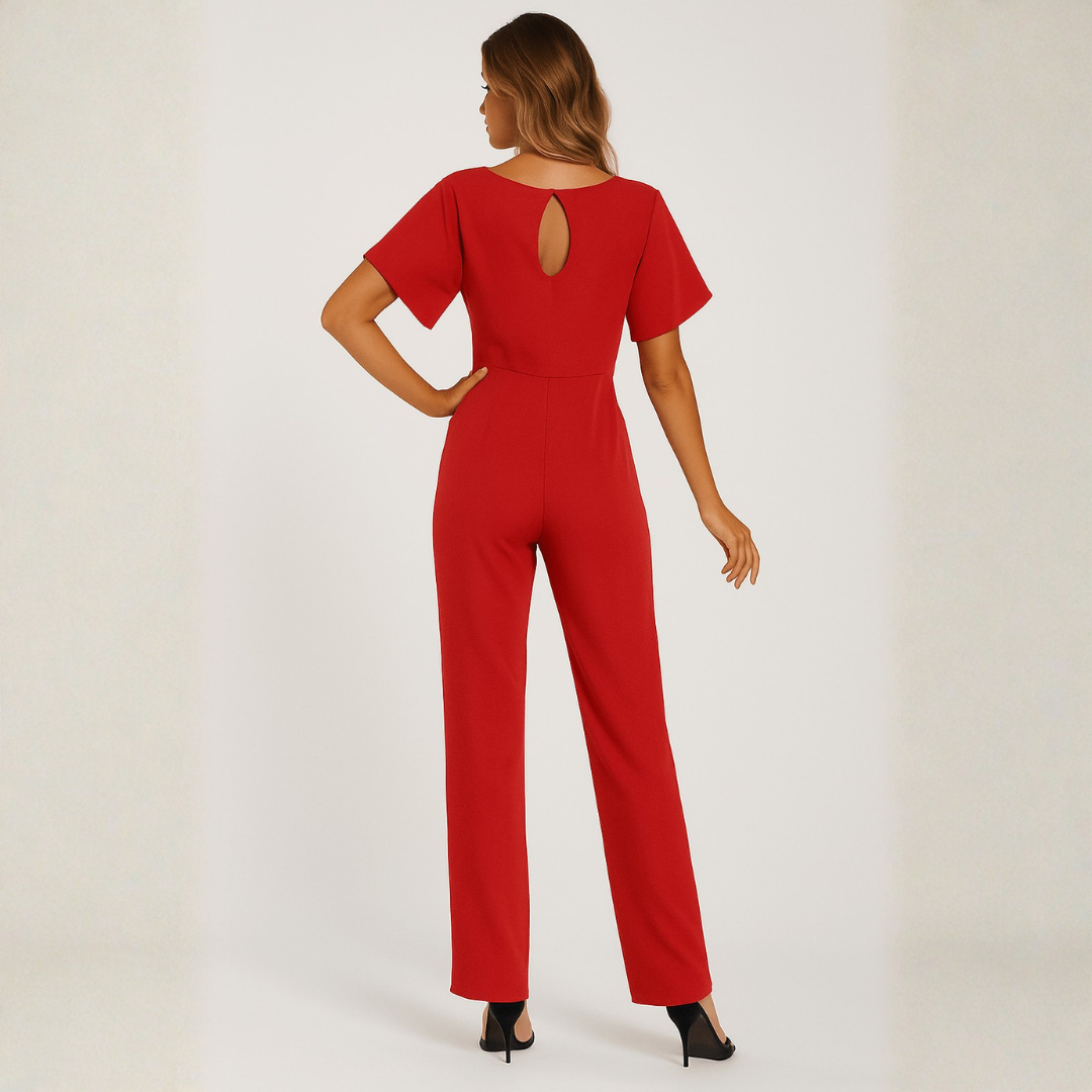 | Tie Belt Jumpsuit