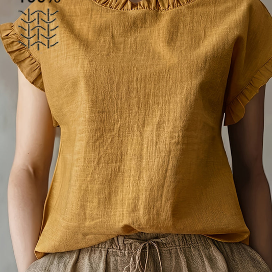 Daisy | Women’s Vintage Vacation Style Sleeve Blouse