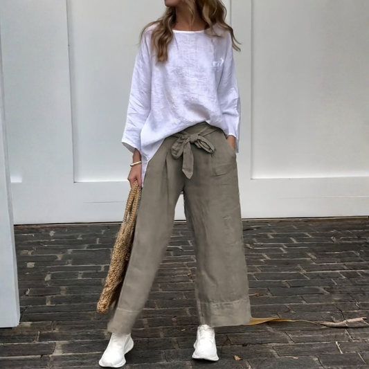Audrey | Women’s Spring Summer Casual Wide Leg Pants
