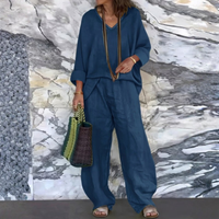 Women’s Casual Loose Fit Pants Suit