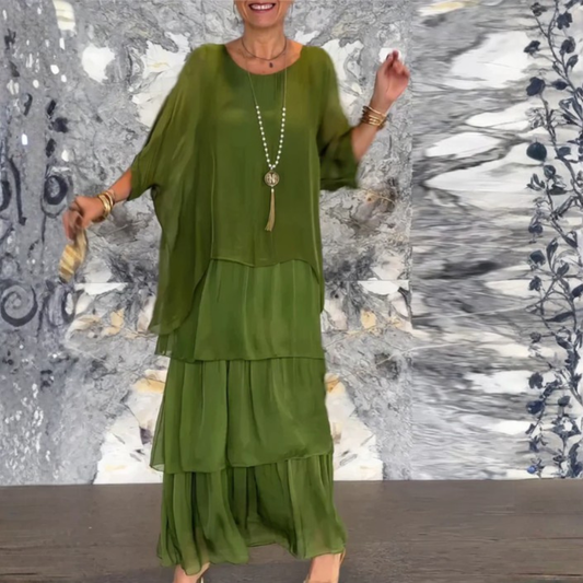 Modern Flowing Maxi Dress