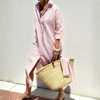 Women’s Timeless Striped Summer Shirt Dress