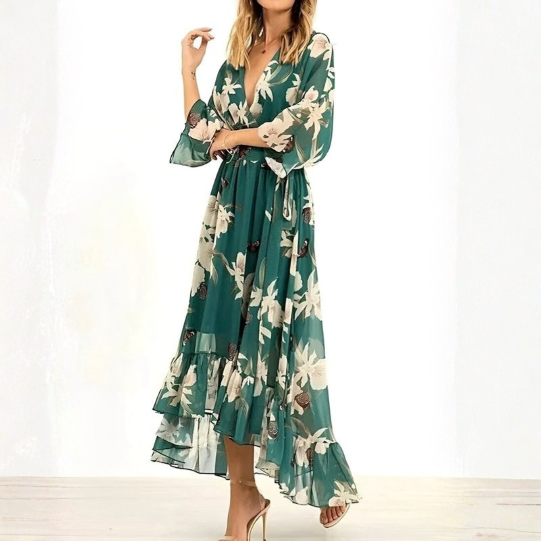 Women’s Floral Flowing Maxi Dress