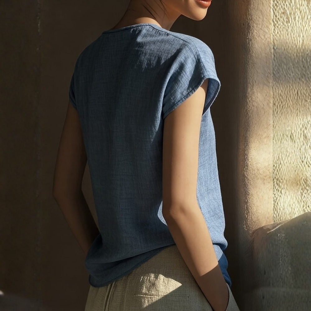 | Women’s Bohemian V-Neck Summer Blouse