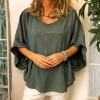 Nicole | Women’s Batwing Sleeve V-Neck Casual Top