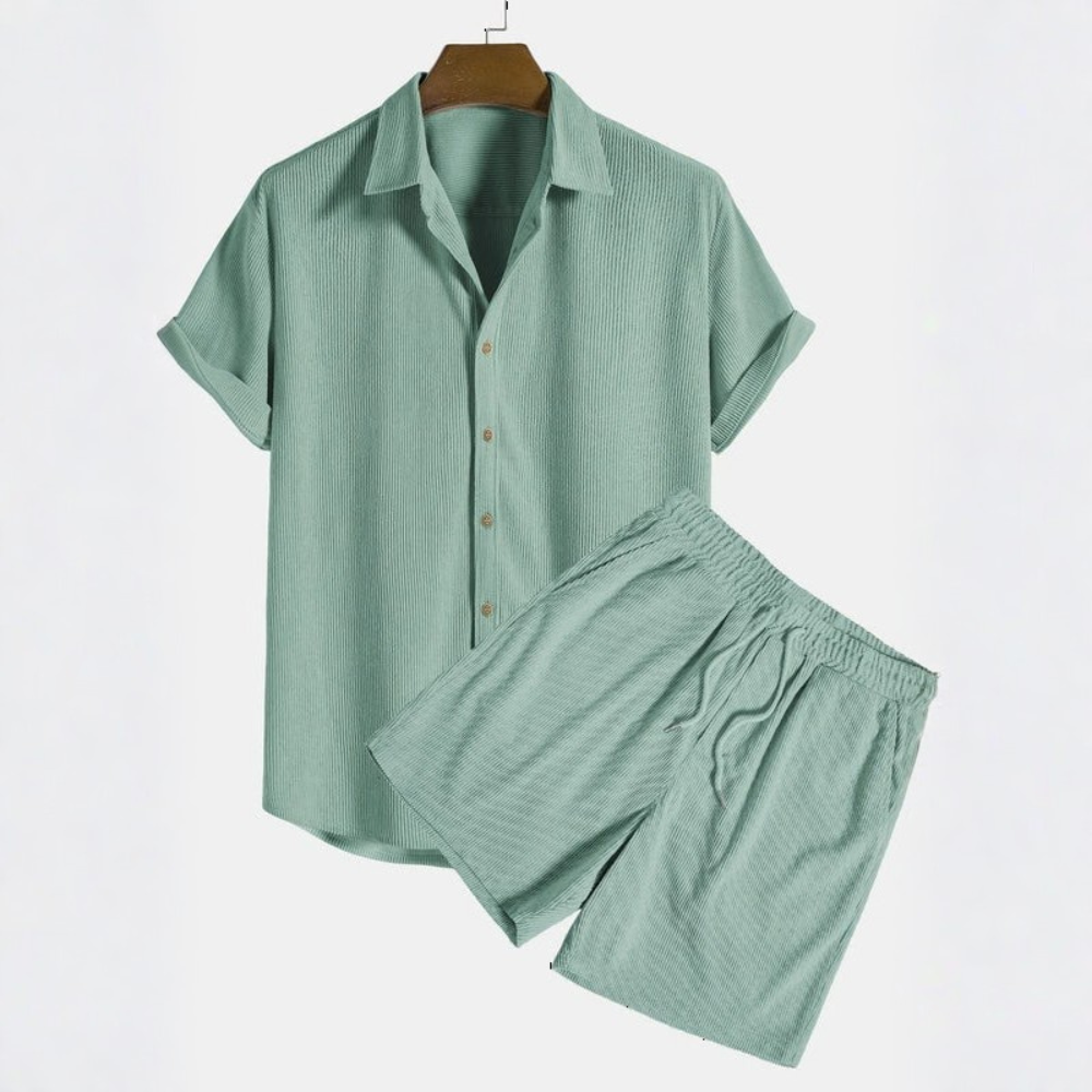 Wyatt | Men’s Short Sleeve Shirt and Pants Set