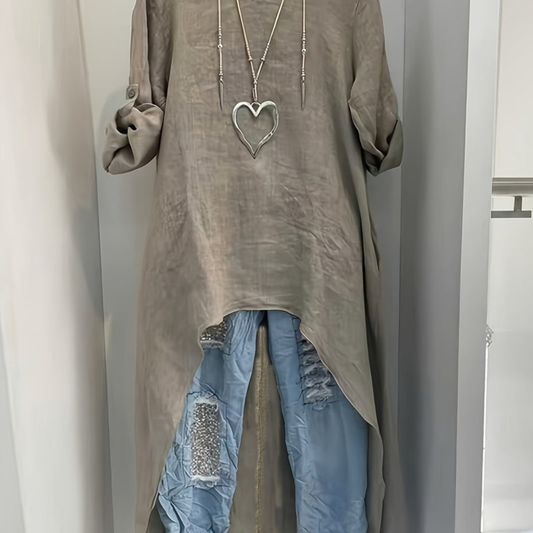 Bella | Women’s Asymmetric Long Casual Blouse