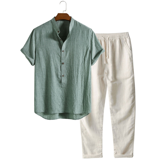Vincent | Men’s Casual Short Sleeve Set