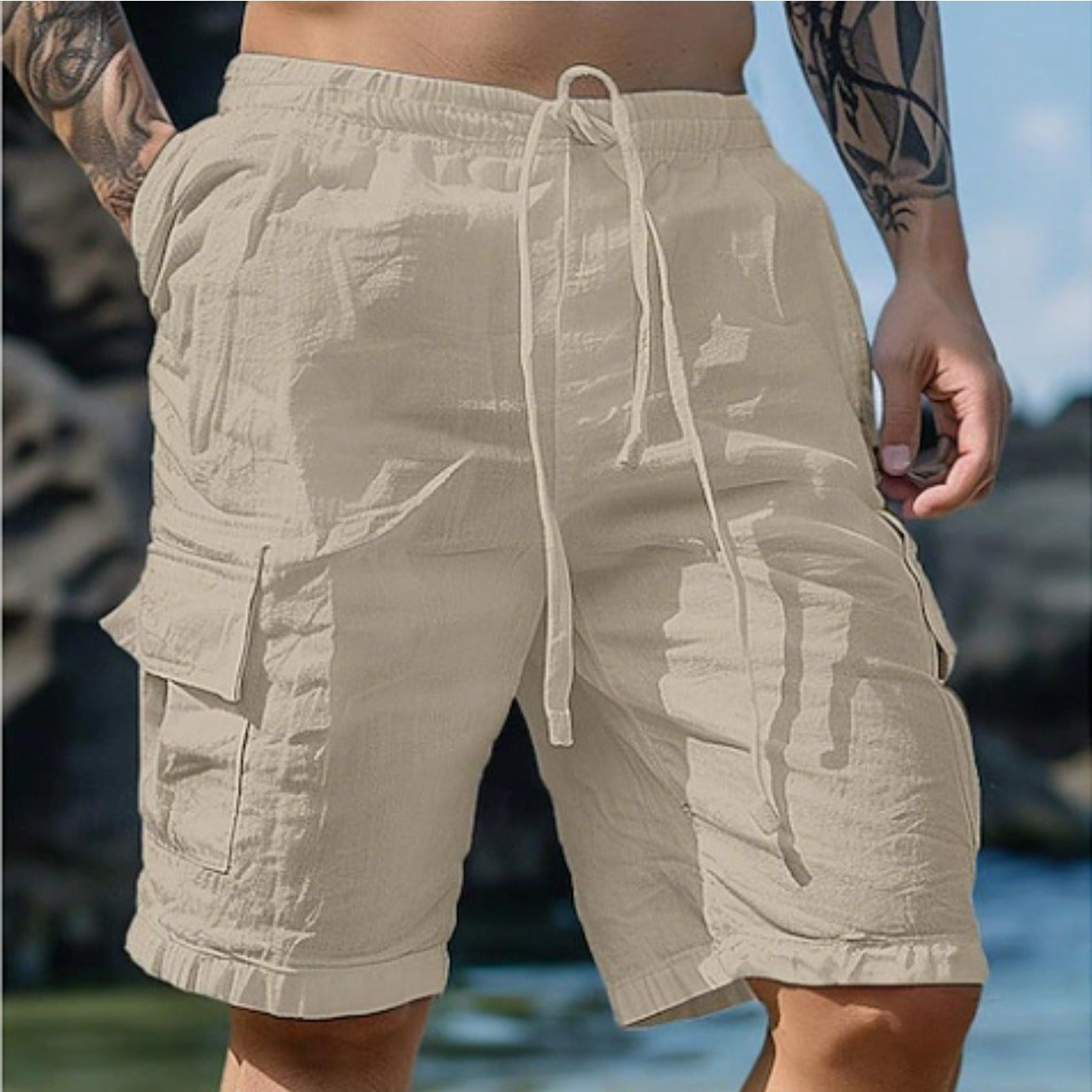Men’s Lightweight Cotton Summer Shorts – Stay Cool and Confident All Day