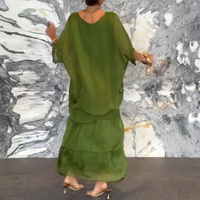 Modern Flowing Maxi Dress