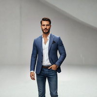 Evan | Men’s Tailored Blazer with Notch Lapel