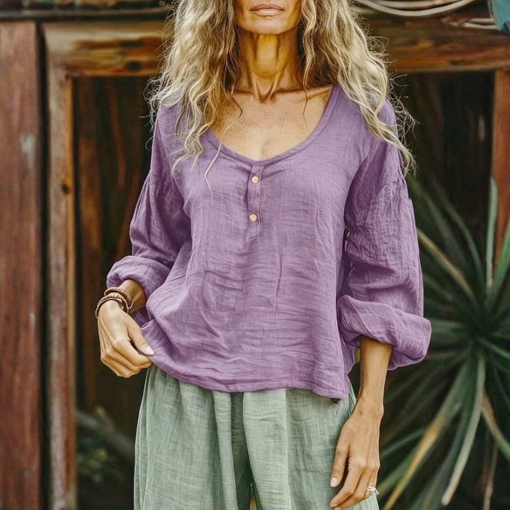 Rose | Women’s Loose Fit Vintage Blouse