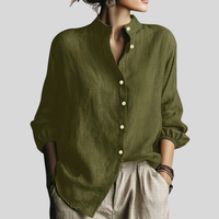 Riley | Women’s Loose Fit Vintage Casual Blouse