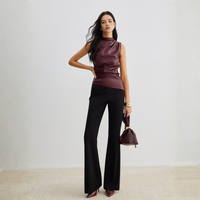 Women’s Summer Sleeveless High Neck Top