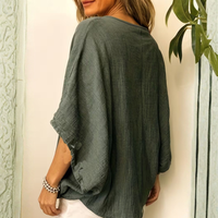 Nicole | Women’s Batwing Sleeve V-Neck Casual Top