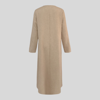 Women’s Elegant V-Neck Long Sleeve Maxi Dress