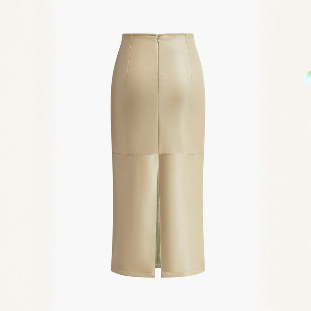 | Women’s Summer High Waist Midi Skirt