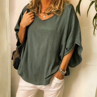 Nicole | Women’s Batwing Sleeve V-Neck Casual Top