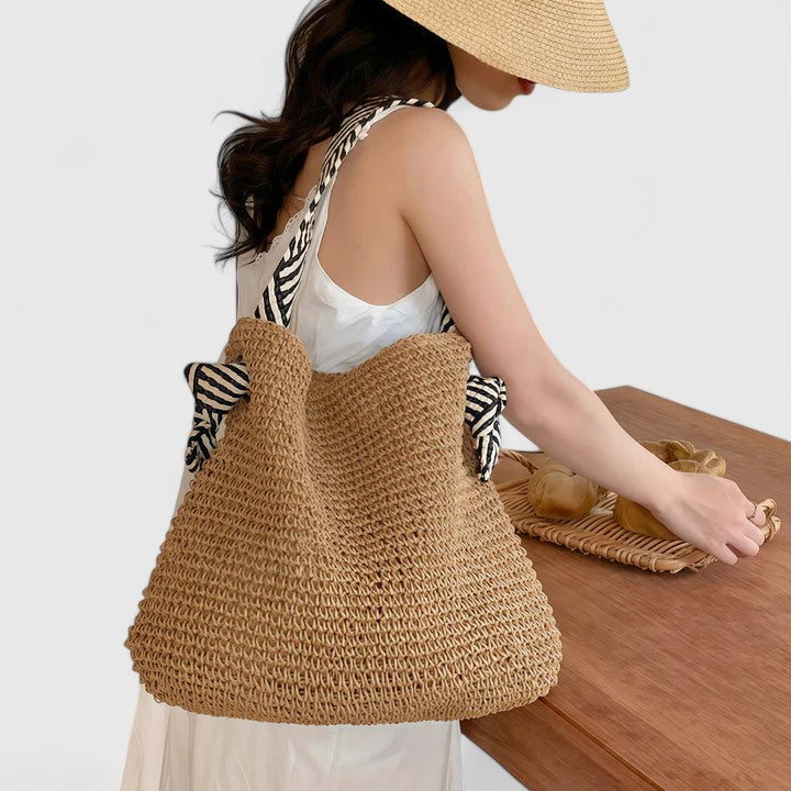 Bohemian Handmade Woven Crossbody Tote Bag