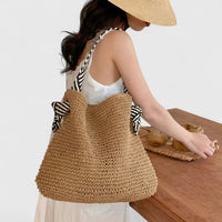 Bohemian Handmade Woven Crossbody Tote Bag