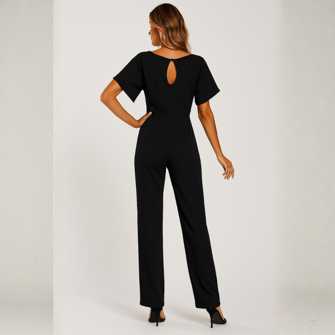 | Tie Belt Jumpsuit