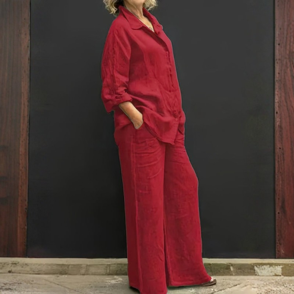 | Women’s Long Sleeve Long Pants Elegant Suit