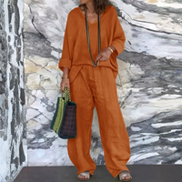 Women’s Casual Loose Fit Pants Suit