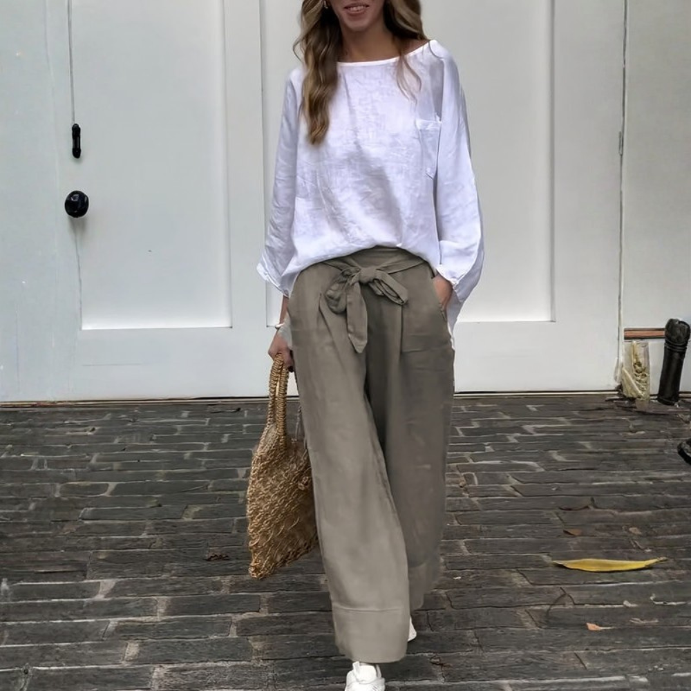 | Women’s Spring Summer Casual Wide Leg Pants