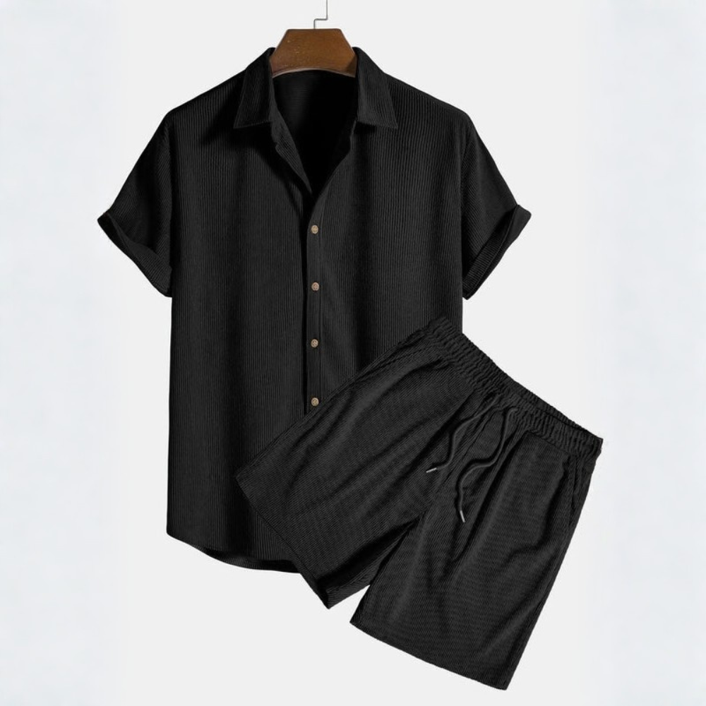Wyatt | Men’s Short Sleeve Shirt and Pants Set