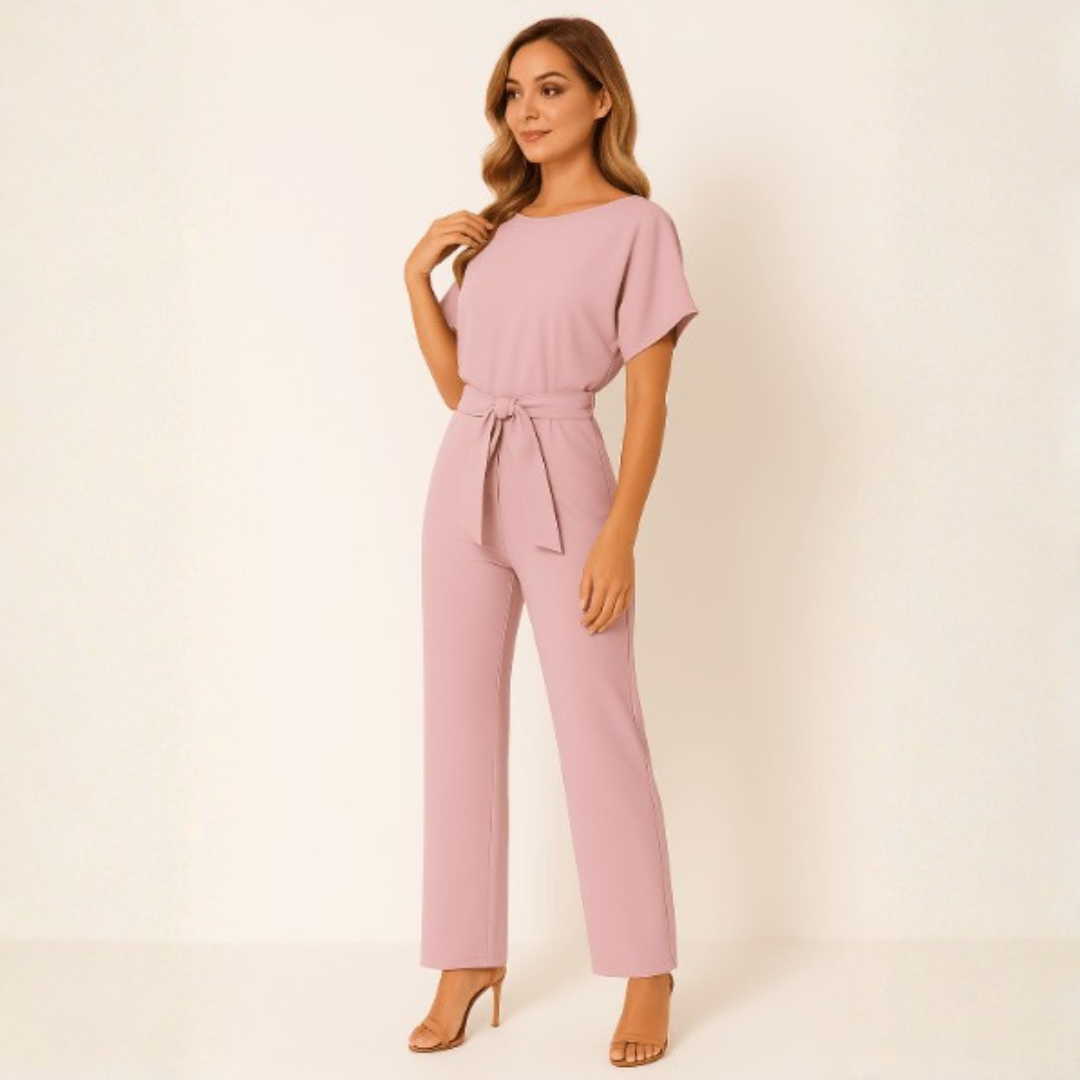 | Tie Belt Jumpsuit