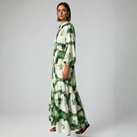 | Women’s V-Neck Long Sleeve Maxi Dress