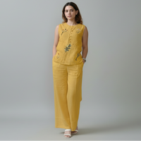 Women’s Embroidered Spring Summer Two Piece Set