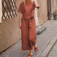 Women’s Elegant Casual Loose Shirt and Pants Set