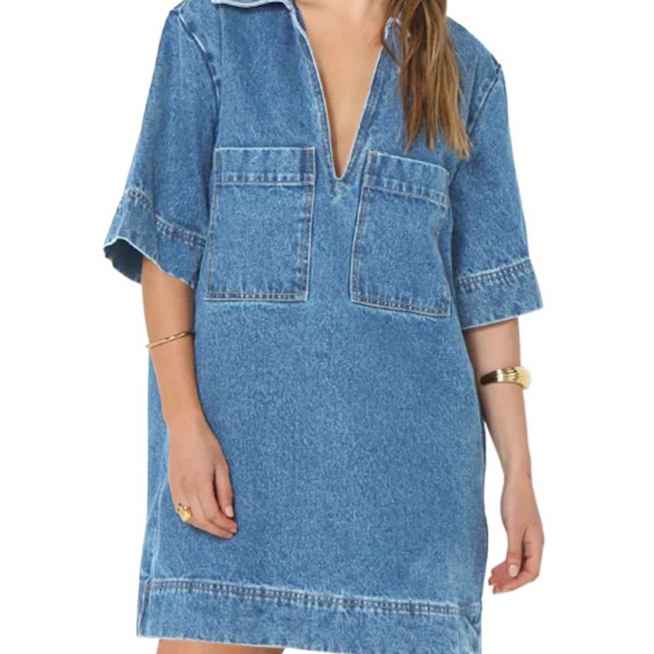 Airy Cotton Shirt Dress