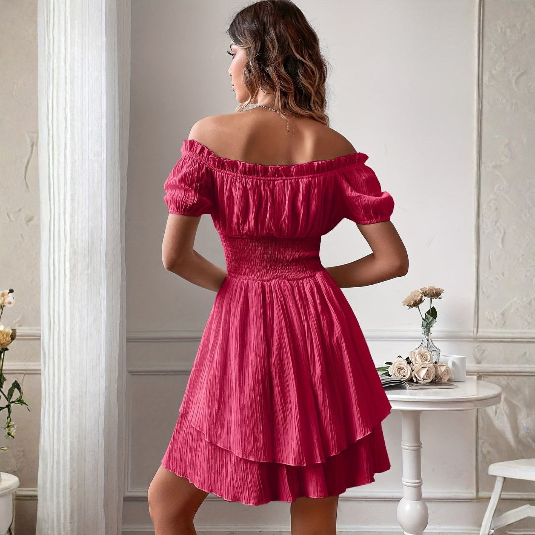 Elegant Square Neck Special Occasion Dress