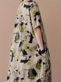 Women’s Elegant Linen Tunic Dress