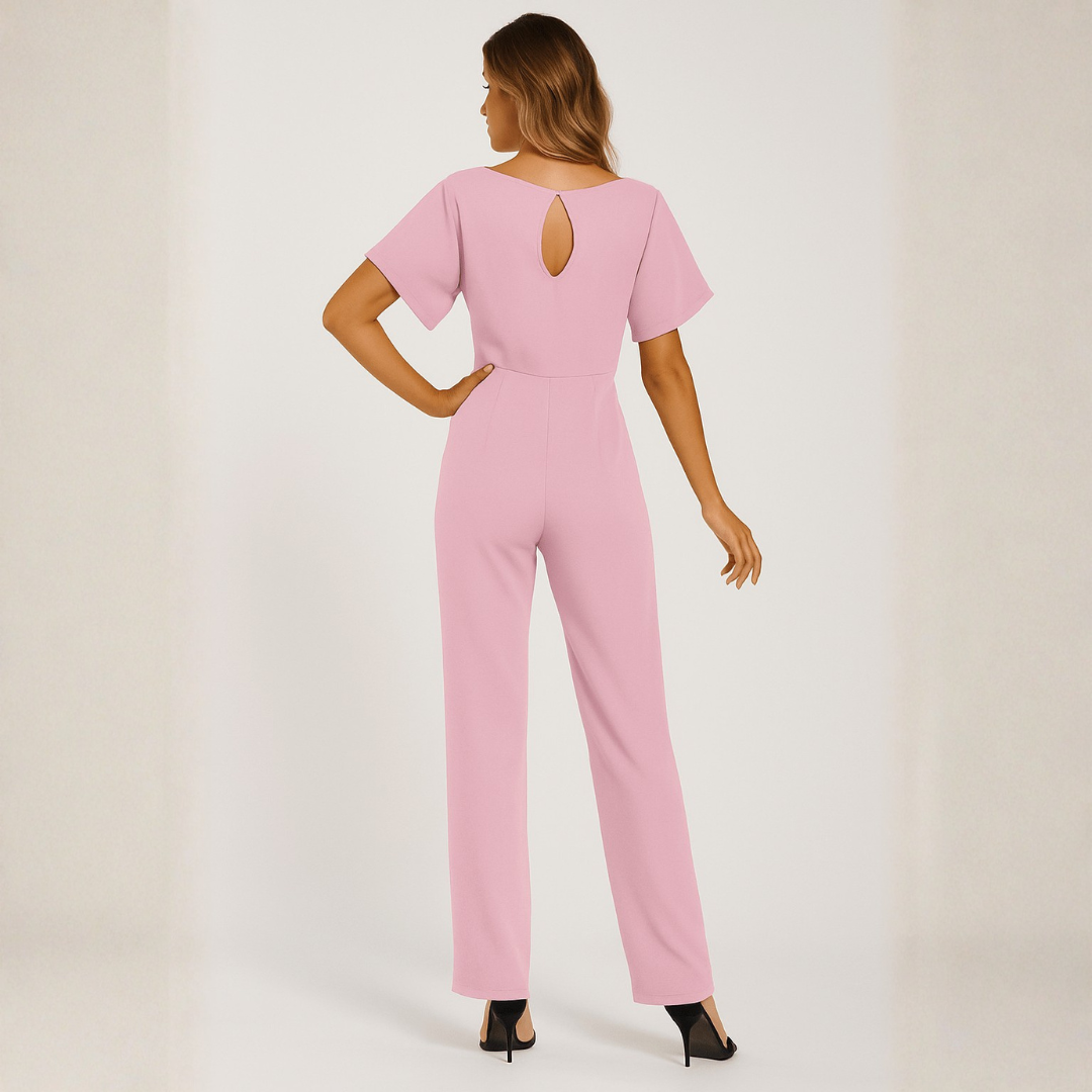 | Tie Belt Jumpsuit
