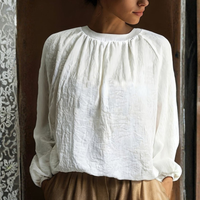 Michelle | Women’s Minimalist Style Long Sleeve Blouse